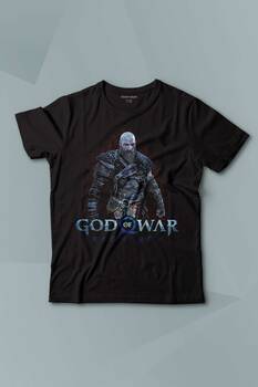 Baskılı Erkek T-shirt God of War Ragnarok Gamer Oyun Çocuk Tişört