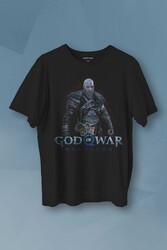 Baskılı Erkek T-shirt God of War Ragnarok Gamer Oyun Unisex Tişört - Thumbnail