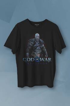 Baskılı Erkek T-shirt God of War Ragnarok Gamer Oyun Unisex Tişört