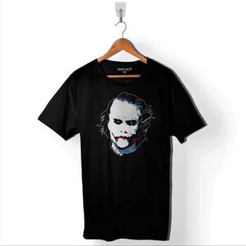 Batman Betmen Kara Şovalye Joker Dark KNight Baskılı Tişört Unisex T-Shirt