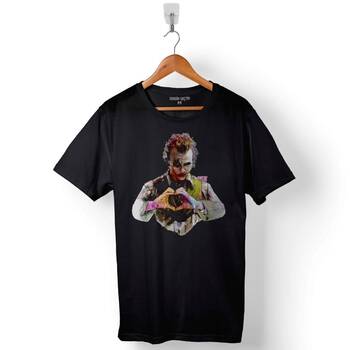 Batman Kara Şovalye Joker My Heart Betmen Baskılı Tişört Unisex T-Shirt