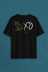 Baykuş Ovoxo Owl Gang Hip Hop Music Sırt Ön Baskılı Oversize Tişört Unisex T-Shirt - Thumbnail