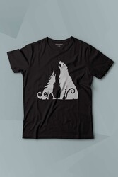 Bear and Wolf God of War Ragnarök Kısa Kollu Baskılı T-shirt Çocuk Tişört - Thumbnail