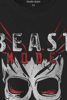 Beast Mode Gym Spor Workout Baskılı Erkek Tişört