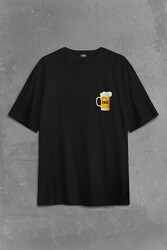 Beer Week Friday Weekend Bira Alkol Hafta Sonu Tatili Sırt Ön Baskılı Oversize Tişört Unisex T-Shirt - Thumbnail