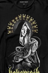 Behemoth Gothic Black Metal Rock MusicDeath Müzik Uzun Kollu Tişört Baskılı T-Shirt - Thumbnail