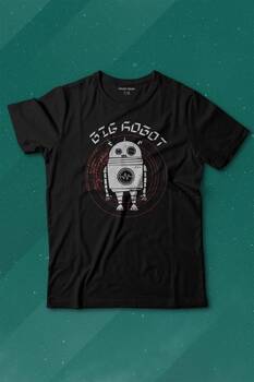 Big Robot 2 Comics Çizgi Film Minimal Dizi Baskılı Tişört Çocuk T-shirt