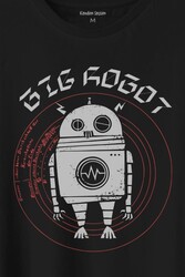 Big Robot 2 Comics Çizgi Film Minimal Dizi Baskılı Tişört Unisex T-Shirt - Thumbnail