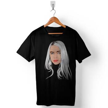 Billie Eilish BillieEilish Ocean Eyes Baskılı Tişört Unisex T-Shirt