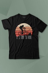 Bisiklet Mountain Bike Time To Ride Outdoor Gezgin Travel Baskılı Tişört Çocuk T-shirt - Thumbnail