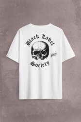 Black Label Socıety Anarchy Sırt Ön Baskılı Oversize Tişört Unisex T-Shirt - Thumbnail