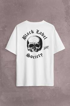 Black Label Socıety Anarchy Sırt Ön Baskılı Oversize Tişört Unisex T-Shirt