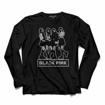 BLACK PINK BLACKPINK GÜNEY KORE UZUN KOLLU TİŞÖRT