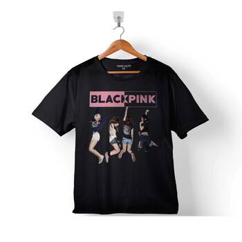 BLACK PINK BLACKPINK KASET MÜZİK GÜNEY KORE 4 ÇOCUK TİŞÖRT