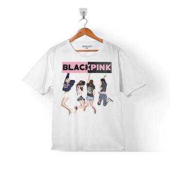 BLACK PINK BLACKPINK KASET MÜZİK GÜNEY KORE 4 ÇOCUK TİŞÖRT