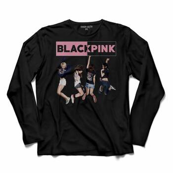 BLACK PINK BLACKPINK KASET MÜZİK GÜNEY KORE 4 UZUN KOLLU TİŞÖRT