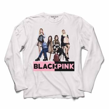 BLACK PINK BLACKPINK KASET MÜZİK GÜNEY KORE 5 UZUN KOLLU TİŞÖRT