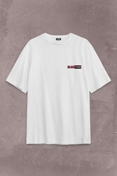 Black Pink BlackPink Kaset Müzik Güney Kore Sırt Ön Baskılı Oversize Tişört Unisex T-Shirt - Thumbnail