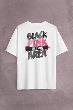 Black Pink BlackPink Kaset Müzik Güney Kore Sırt Ön Baskılı Oversize Tişört Unisex T-Shirt