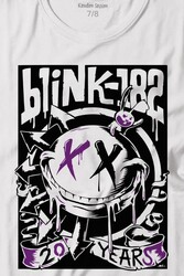 Blink 182 Punk 20 Years Yirminci Yıl Rock Music Müzik Baskılı Tişört Çocuk T-shirt - Thumbnail