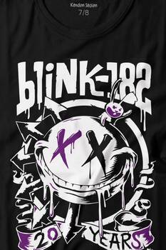 Blink 182 Punk 20 Years Yirminci Yıl Rock Music Müzik Baskılı Tişört Çocuk T-shirt