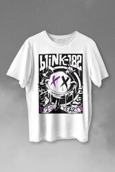 Blink 182 Punk 20 Years Yirminci Yıl Rock Music Müzik Baskılı Tişört Unisex T-shirt - Thumbnail