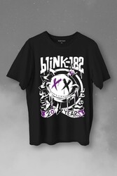 Blink 182 Punk 20 Years Yirminci Yıl Rock Music Müzik Baskılı Tişört Unisex T-Shirt - Thumbnail