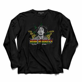 BOB MARLEY PEACE RAGGAE LOVE MUSIC UZUN KOLLU TİŞÖRT