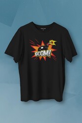 Boom Bomba Eğlenceli Funny El Bombası Baskılı Tişört Unisex T-shirt - Thumbnail