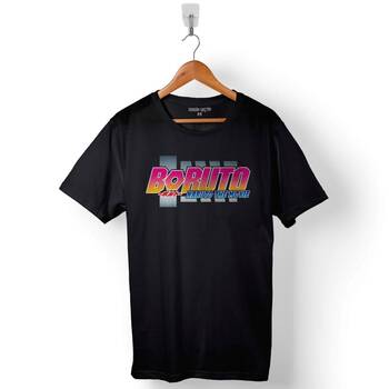 Boruto Naruto The Movie Logo Baskılı Tişört Unisex T-Shirt