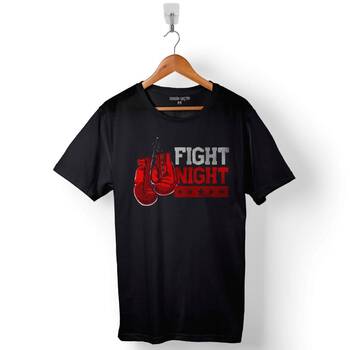 Box Boks Eldiveni Boxing Fight Dövüşçü Baskılı Tişört Unisex T-Shirt