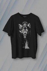 Bozkurt Kurt Kafası Wolf Gri Bozkurt Baskılı Tişört Unisex T-Shirt - Thumbnail