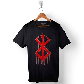 Brand Of Sacrifice Mark Penman Berserk Baskılı Tişört Unisex T-Shirt