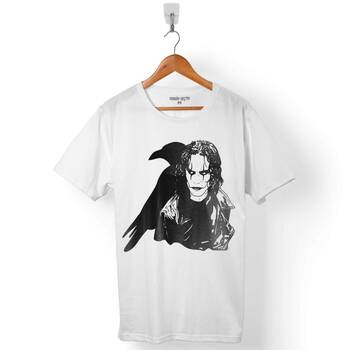 BRANDON LEE THE CROW FACE ÖLÜMSÜZ AŞK ERKEK TİŞÖRT