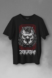 Brave Dog Head Stay Strong Güçlü Kal Gym Spor Baskılı Tişört Unisex T-Shirt - Thumbnail