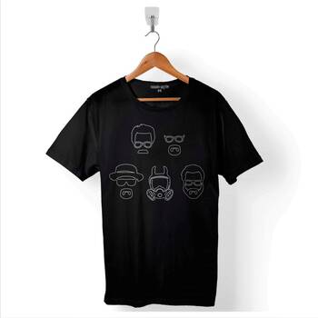 Breaking Bad Heisenberg Br Ba Brom Baryum Baskılı Tişört Unisex T-Shirt