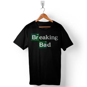 Breaking Bad Heisenberg Periyodik Tablo Baskılı Tişört Unisex T-Shirt