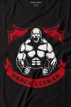 Brock Lesnar Logo WWE UFC Amerikan Güreşi Spor Baskılı Tişört Çocuk T-shirt