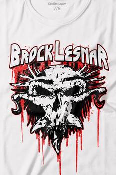 Brock Lesnar Logo WWE UFC Amerikan Güreşi Spor Baskılı Tişört Çocuk T-shirt