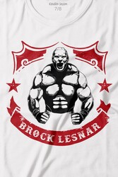 Brock Lesnar Logo WWE UFC Amerikan Güreşi Spor Baskılı Tişört Çocuk T-shirt - Thumbnail