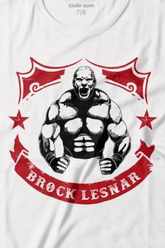 Brock Lesnar Logo WWE UFC Amerikan Güreşi Spor Baskılı Tişört Çocuk T-shirt