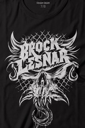 Brock Lesnar Logo WWE UFC Amerikan Güreşi Spor Baskılı Tişört Çocuk T-shirt - Thumbnail