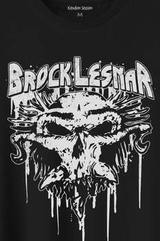 Brock Lesnar Logo Wwe Ufc Amerikan Güreşi Spor Baskılı Tişört Unisex T-Shirt