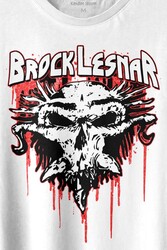 Brock Lesnar Logo WWE UFC Amerikan Güreşi Spor Baskılı Tişört Unisex T-shirt - Thumbnail