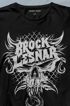 Brock Lesnar Logo WWE UFC Amerikan Güreşi Spor Uzun Kollu Tişört Baskılı T-Shirt