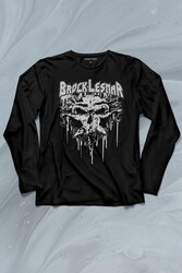 Brock Lesnar Logo WWE UFC Amerikan Güreşi Spor Uzun Kollu Tişört Baskılı T-Shirt - Thumbnail