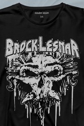 Brock Lesnar Logo WWE UFC Amerikan Güreşi Spor Uzun Kollu Tişört Baskılı T-Shirt - Thumbnail