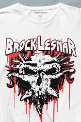 Brock Lesnar Logo WWE UFC Amerikan Güreşi Spor Uzun Kollu Tişört Baskılı T-Shirt - Thumbnail