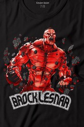 Brock Lesnar WWE UFC Amerikan Güreşi Spor Baskılı Tişört Çocuk T-shirt - Thumbnail