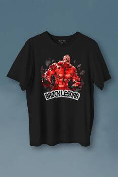 Brock Lesnar Wwe Ufc Amerikan Güreşi Spor Baskılı Tişört Unisex T-Shirt